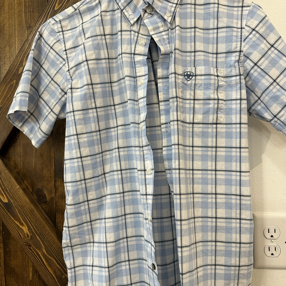 Ariat, Boys XL short sleeve button up